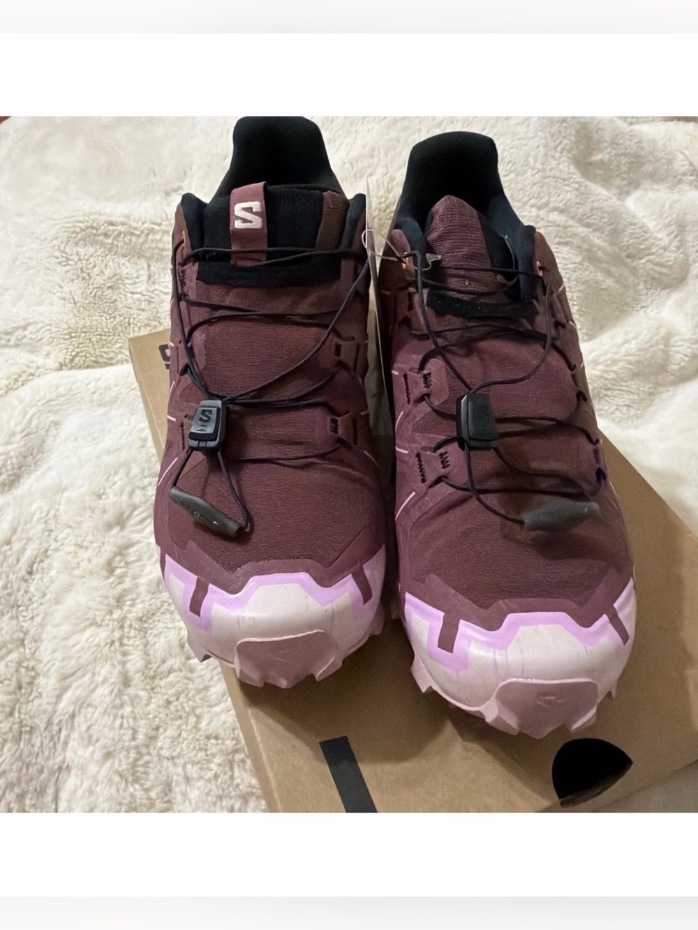 Women's Salomon Speedcross 6 Trail Running Shoes - Sz 9 - Picture 8 of 9